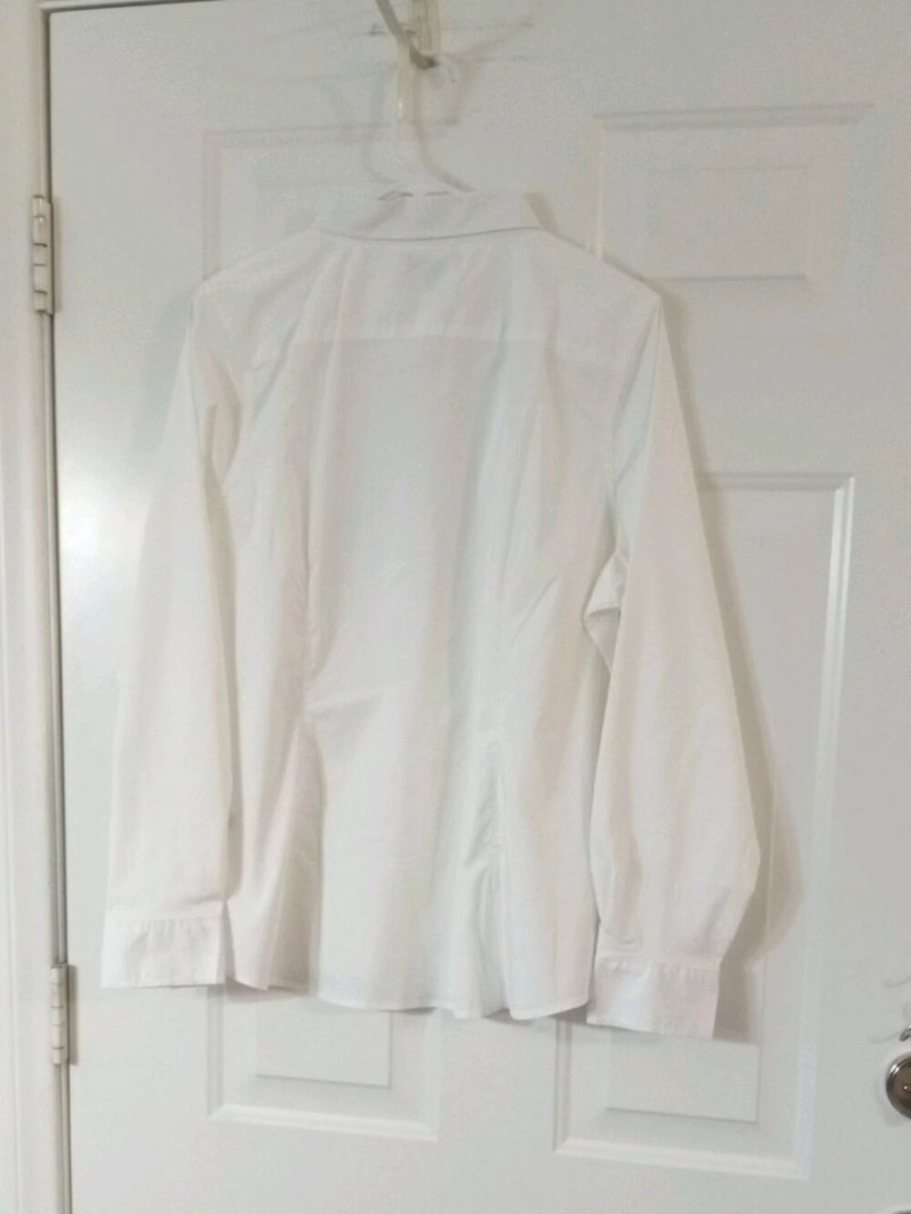 Chaps Women's Button-Up Long Sleeve Blouse Dree Shirt White Size XL NWT - Picture 6 of 7